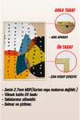 kutuTR Ahşap Çerçeveli Mdf Tek Tablo Abstract Yüz Modeli Tablo (KENDİ TABLO SETİNİZİ OLUŞTURACAĞINIZ LİSTE) - 3