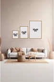 kutuTR Dekorize Mdf Tablo Seti 3 Parça 3 Mm - Salon Oturma Odası Için Duvar Dekoru 3063 - 4