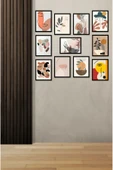 kutuTR Modern Style Dekorize Mdf 11 Parça Çerçeve Görünümlü Tablo Set 1110 - 2