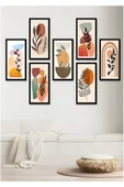 kutuTR Modern Style Dekorize Mdf 7 Parça Çerçeve Görünümlü Tablo Set 10203 - 1