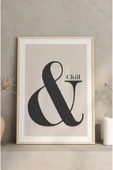 kutuTR Ahşap Çerçeveli Mdf Tablo Seti Salon Ve Oturma Odası İçin ÇT3002 - 5