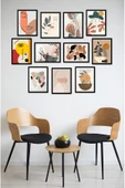 kutuTR Modern Style Dekorize Mdf 11 Parça Çerçeve Görünümlü Tablo Set 1110 - 3