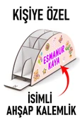 kutuTR Yarım Ay Cetvelli Kalemlik Kişiselleştirilebilir Ürün Kız Çocuklar İçin Kız-03 thumbnail 1