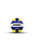 kutuTR Voleybol Topu Soft Touch Yapıştırma Yumuşak Yüzey 18 Panel 5 Numara Sarı-lacivert V1000 Pompa Hediye - 1