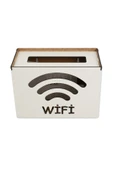 kutuTR Dekoratif Modem Saklama Kutusu / Wifi / Beyaz - 3