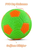 kutuTR Hentbol Topu Renkli Color Soft Katmanlı Çocuk Mini Futbol Topu No:1 İç Mekan Pompa Hediyeli - 4