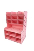 kutuTR 9+9 Bölme Masaüstü Kalemlik Organizer Demonte - 5