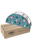 kutuTR Ahşap Vip Mini Animals Gökkuşağı Cetvelli Masaüstü Kalemlik Organizer Montajlı Kutulu - 5