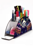 kutuTR Ahşap Vip Renkli Hayvanlar Gökkuşağı Cetvelli Masaüstü Kalemlik Organizer Montajlı Kutulu thumbnail 1