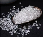 Kristal Cam Aromaterapi Saklama Kavanozu - Şeffaf 2-4mm Kristal De Manyetize Taş 200g - 1