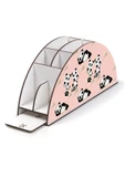 kutuTR Ahşap Vip Mini Animals Gökkuşağı Cetvelli Masaüstü Kalemlik Organizer Montajlı Kutulu - 3