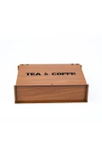 kutuTR Aradığınız Her Şey Bu Kutunun İçinde 8 Bölmeli Ahşap Çay Kutusu Bitki Çayı Saklama Kabı Montajı Yapılmış - 4