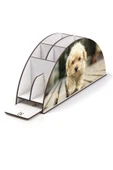 Notpa Ahşap Vip Terrier Köpek Gökkuşağı Cetvelli Masaüstü Kalemlik Organizer Vip131 thumbnail 2