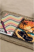 kutuTR Araba Desen Ahşap Mdf Kapaklı 100 Yaprak Çizgili 14x21 Vip Modelist  Defter 80gr/m2 Ç520 - 6