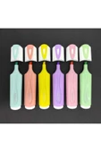 Maped Fosforlu Kalem Pastel Renk 6 Lı 742558 - 3