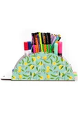 Notpa Ahşap Vip Limon Gökkuşağı Cetvelli Masaüstü Kalemlik Organizer Vip166 thumbnail 1
