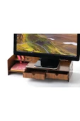 Notpa Monitör Yükseltici Masaüstü Organizer Kalemlik (17''-22'' Arası) Ceviz Montajı Yapılmış thumbnail 2