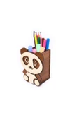 Notpa Panda Masaüstü Kalemlik Ceviz-akça thumbnail 2