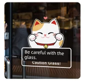 Japon Çizgi Film Hayvan PVC Çarpışma Önleyici Su Geçirmez Duvar Sticker - ZQ01E3 - Büyük - 10