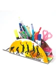 Notpa Ahşap Basketball Gökkuşağı Cetvelli Masaüstü Kalemlik Kutu Çocuklar Için Organizer Gk116 thumbnail 3