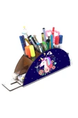 Notpa Ahşap Gece Unicorn Gökkuşağı Cetvelli Masaüstü Kalemlik Kutu Çocuklar Için Organizer Gk93 thumbnail 3