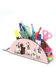 Notpa Ahşap Partici Köpekler Gökkuşağı Cetvelli Masaüstü Kalemlik Kutu Çocuklar Için Organizer Gk130 thumbnail 2
