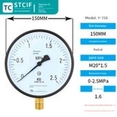 Y-150 Basınç Ölçer - 0-2.5MPa - 1