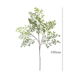 Plastik Yeşil Nandina Çiçek Aranjmanı - 1 Dal thumbnail 6