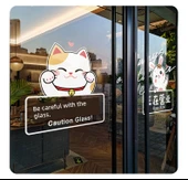 Japon Çizgi Film Hayvan PVC Çarpışma Önleyici Su Geçirmez Duvar Sticker - ZQ01G3 - Orta - 12