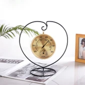 Termometre Higrometre - Sıcaklık ve Nem Ölçer + Altın Çerçevesiz - 3