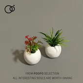 Mini Minyatür Saksı Bitki Dekorasyonu - 2.5-3cm - 9