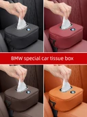 BMW 3 Serisi Araç İçi Ultrafilm Deri Mendil Kutusu - Asil Siyah - 1 Adet - 2