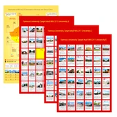 Üniversite Hedef Duvar Sticker - 8 Adet [147 Ünlü Okul Tanıtımı] - 6