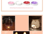 Romantik Dumansız Tealight Mum - 2 Saat Beyaz - 10'lu Paket - 12