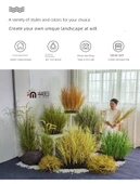 DIY Yapay Kamış Otu Peyzajı - 2 Adet Çiçek Aranjmanı Çamuru - 9