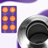 Santeco Kolima 2 Kapaklı Termos 1 L-Mor thumbnail 10