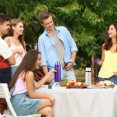 Santeco Kolima 2 Kapaklı Termos 1 L-Mor thumbnail 5