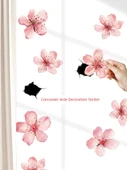 Opak Lale Tavan Çatlak Sticker - 12 Adet - 5