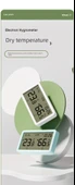 Dijital Termometre ve Nem Ölçer - Ultra İnce Orta Ekran - Yüksek Hassasiyetli Çift Vücut Algılama thumbnail 6