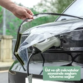 Glanz Elektrikli Araç Şarj Soketi Yağmur Koruma Brandası, EV Şarj Soket Koruyucu 55 - 45 cm - 3