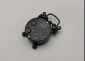 Mini Metal Masa Saati - Siyah - 12