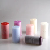 Silindir Dumanı Tütsüsüz Mum 7.5*10cm - Lavanta Moru - 2