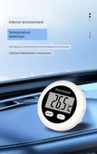 Mini Dijital Sıcaklık Nem Ölçer - Pointer 50 Beyaz Gümüş - 10