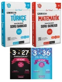 Pegem + Anla Kazan KPSS Ezberbozan Türkçe Matematik Soru Paragraf + Dil Bilgisi Deneme 4 lü Set thumbnail 1