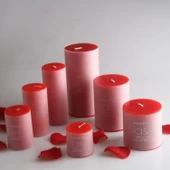 Silindir Dumanı Tütsüsüz Mum 7.5*10cm - Lavanta Moru - 6
