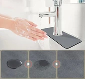 Su Emici Sihirli Mutfak Banyo Musluk Matı Lavabo Kenar Matı - 3