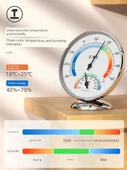 Termometre Higrometre - 3 Adet, Güçlü Manyetik Mini Gradyan ve Askı - 3