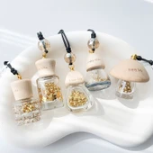 Cam Saklama Şişesi - 30 ml Altın Boncuklu - 3