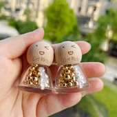 Mini Cam Saklama Kavanozu - 2 Adet Boş Şişe - 1