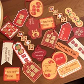 Turuncu Yapay Trabzon Hurması, Uzun Vazo ve Etiket (Model 2) thumbnail 9